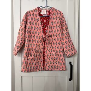 Mod’s Mahal new with tag quilted reversible jacket sz Small in pink and red